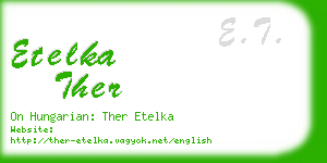 etelka ther business card